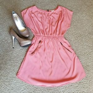 Coral Dress by One Clothing